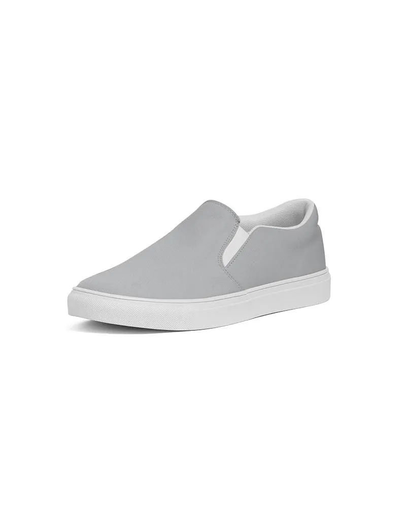 Shaded Pale Gray Slip-On Canvas Sneakers | Women's | C0M0Y0K30