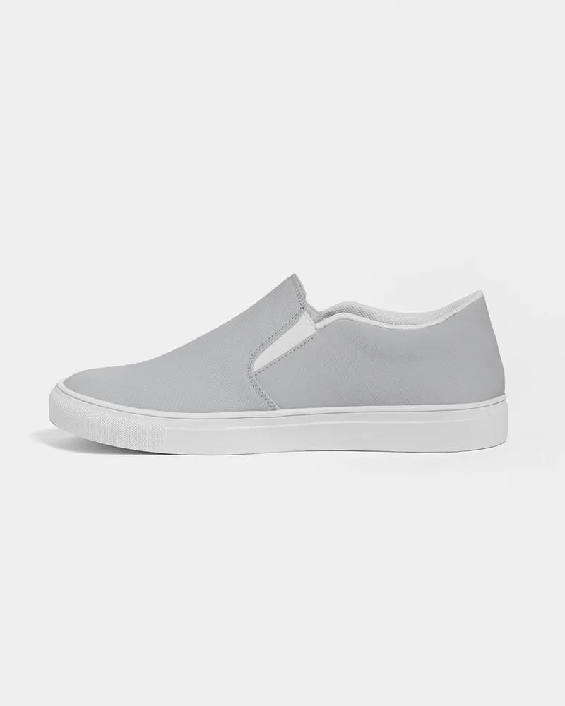 Shaded Pale Gray Slip-On Canvas Sneakers | Women's | C0M0Y0K30