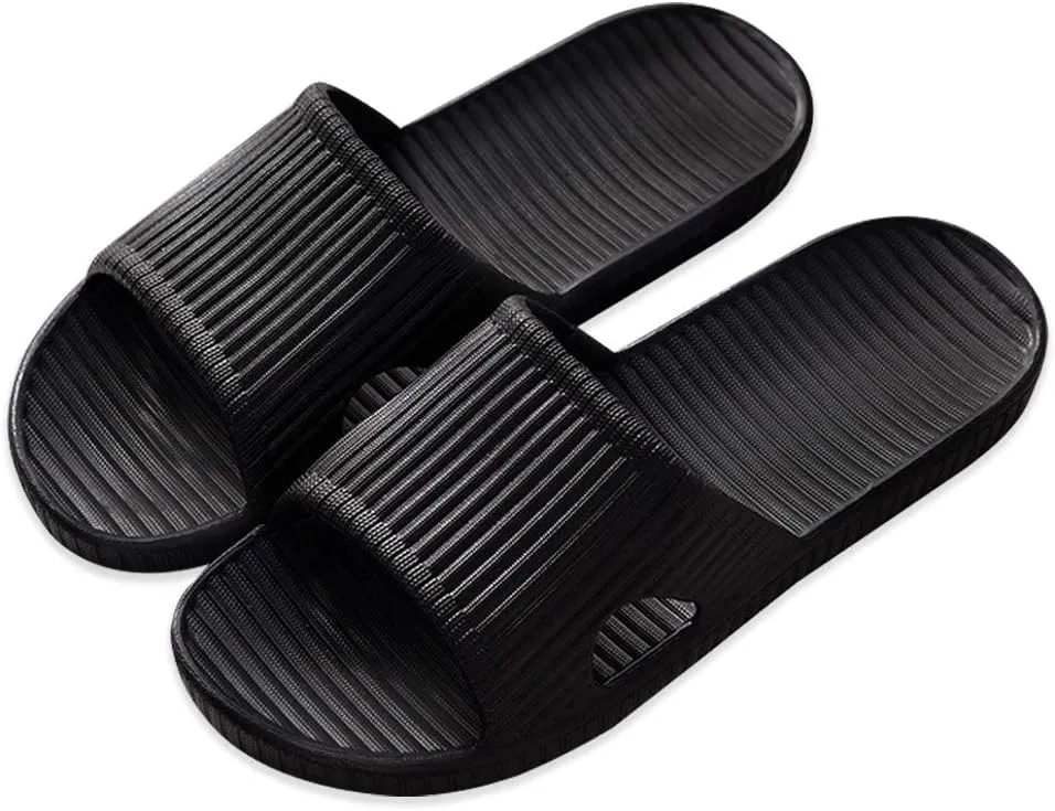 Shower Slippers for Women Men, Quick Drying Lightweight Non Slip Open-toe EVA Travel-friendly Breathable Shoes Slide Slippers for Bathroom,House Slipper,Outdoor