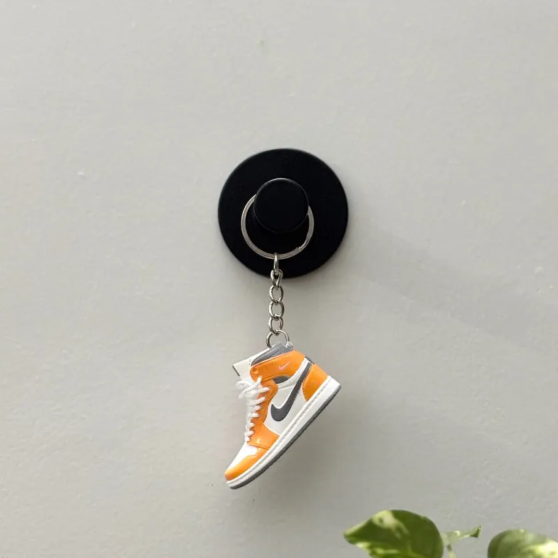 Single Sneaker Keychain - AJ1 Yellow Grey High With Box