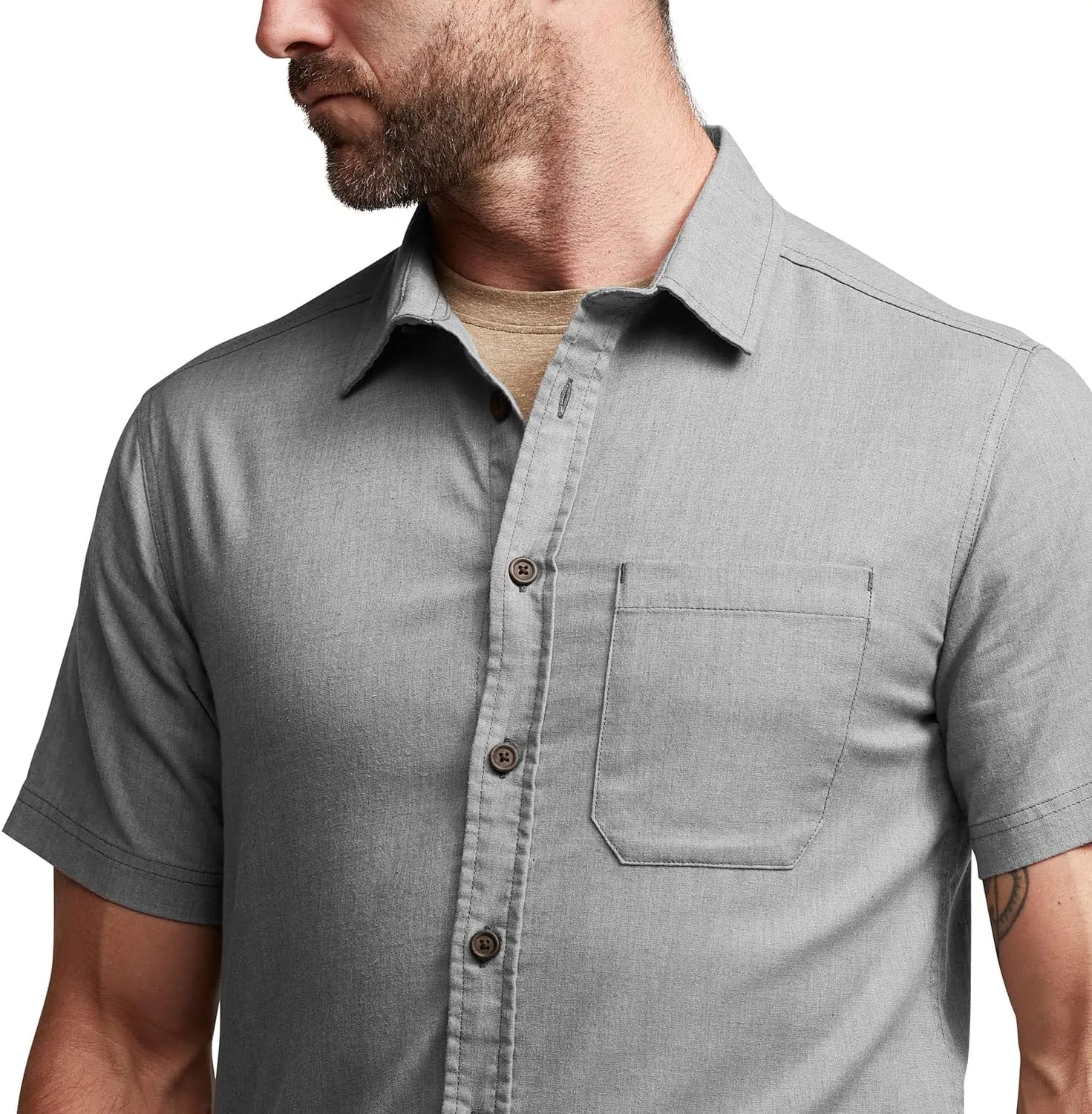 SITKA Gear Men's Everyday Ambary Short Sleeve Button Down Shirt