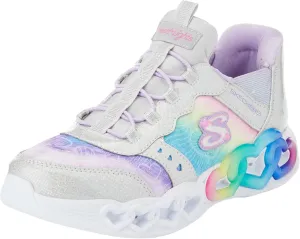 Skechers Girls' Infinite Heart Lights eternal Shimmer
