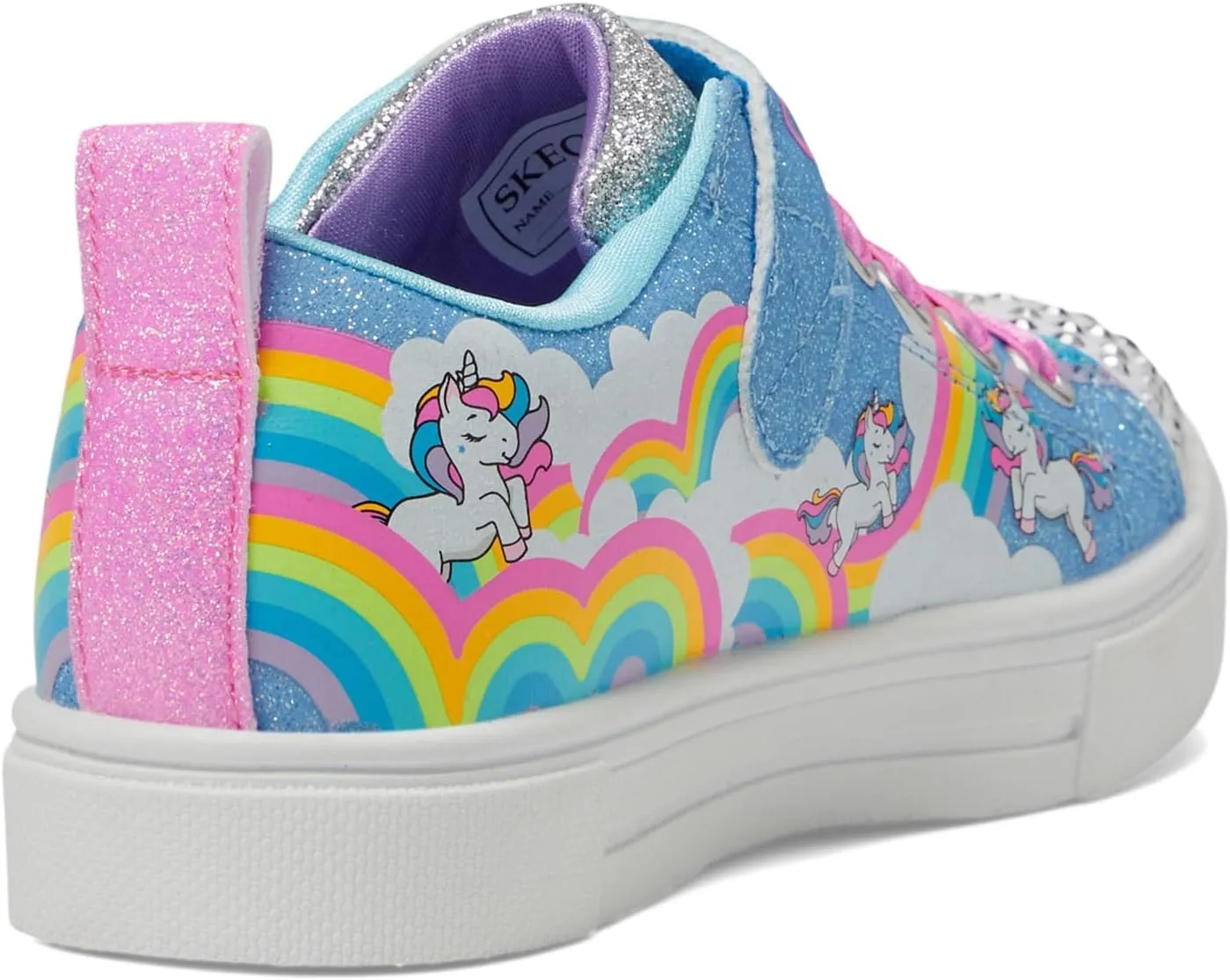 Skechers Unisex-Child Toes Twinkle Sparks-Stormy Bright Sneaker