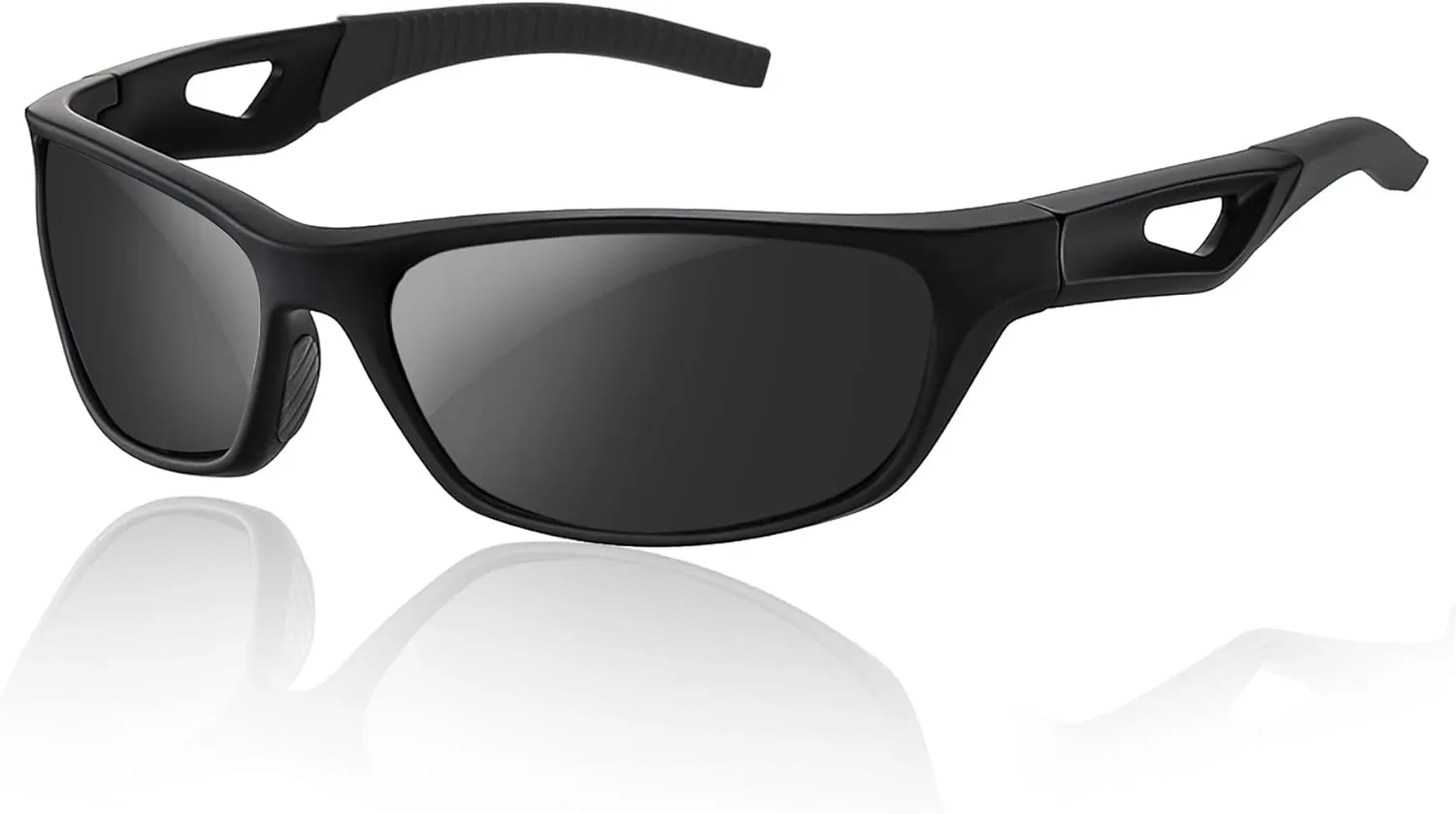 SKYWAY Fishing Baseball Polarized Sports Sunglasses for Men Light Floating Shades for Women Athletic Running Cycling Sun Glasses Gray Lens
