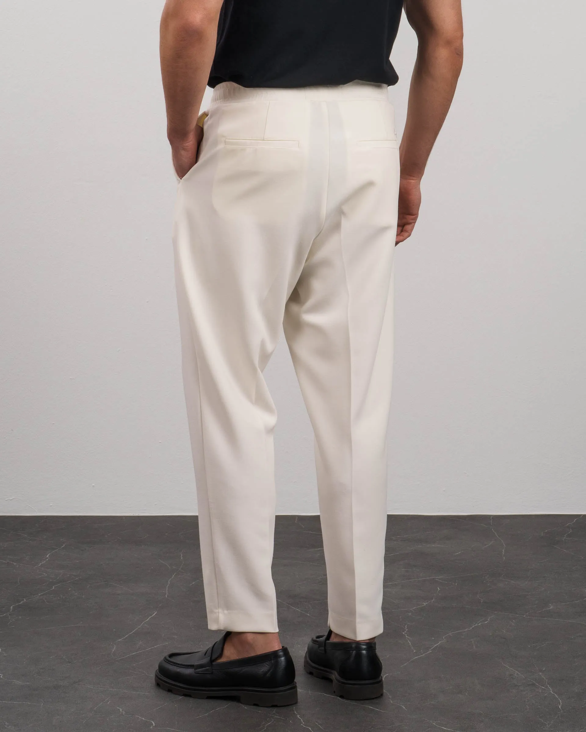 Slim Fit Pants (Off-White)