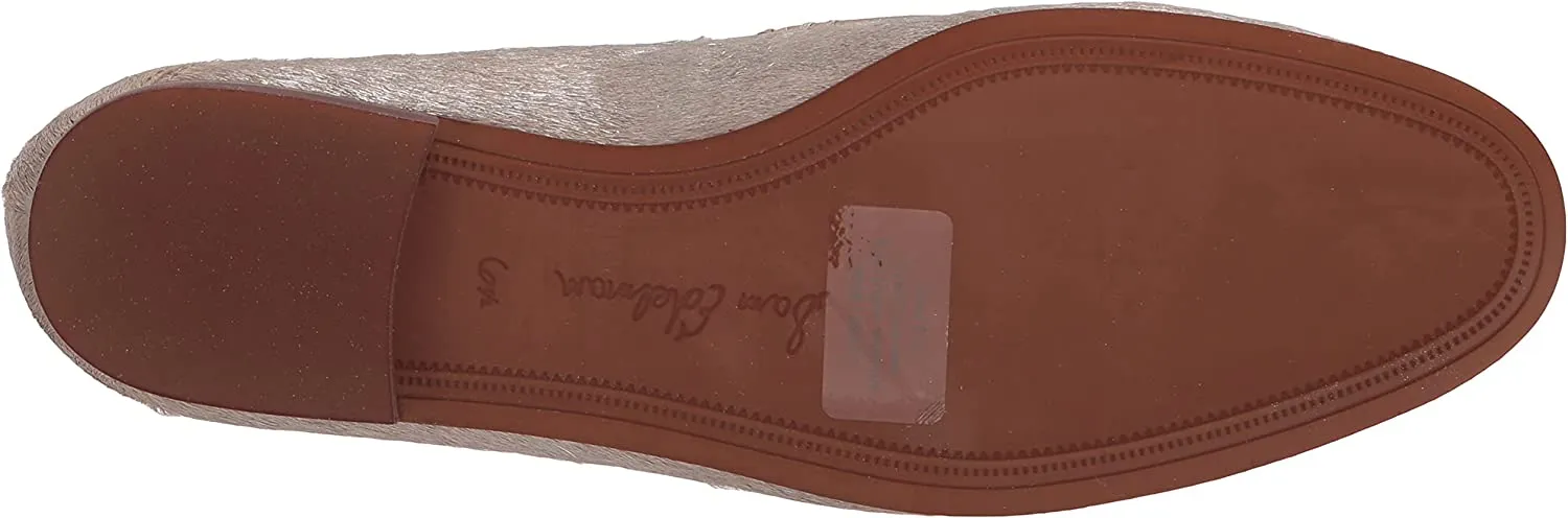 Slip Markdown Edelman Comprehensive range Loafers Mink Heel Loraine On Stacked Sam Fashion Toe Almond