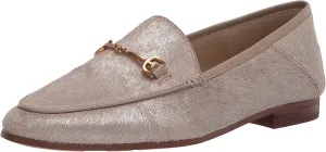 Slip Markdown Edelman Comprehensive range Loafers Mink Heel Loraine On Stacked Sam Fashion Toe Almond