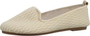 SOBEYO Ballet Flats Comfort Soft-Sole Breathable Sweater Fabric Lightweight Round Toe Shoes
