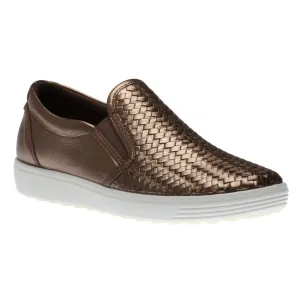 Soft 7 Women's Woven Leather Slip-On Sneaker