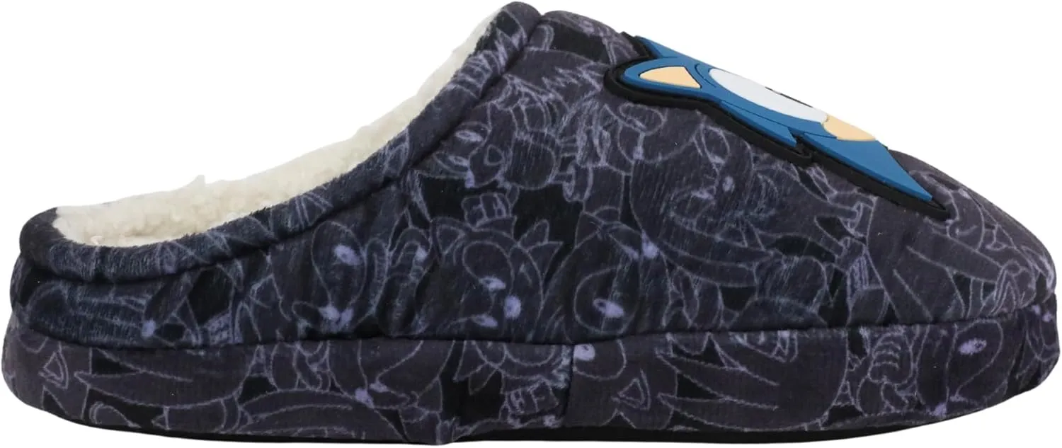 Sonic The Hedgehog Kids Indoor/Outdoor Slippers Sizes 9-3