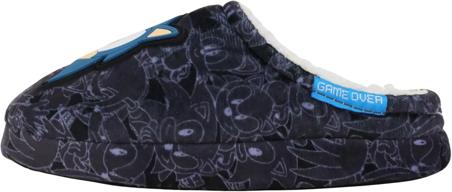 Sonic The Hedgehog Kids Indoor/Outdoor Slippers Sizes 9-3