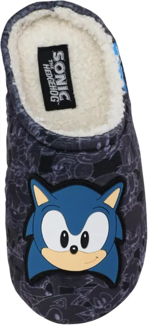 Sonic The Hedgehog Kids Indoor/Outdoor Slippers Sizes 9-3