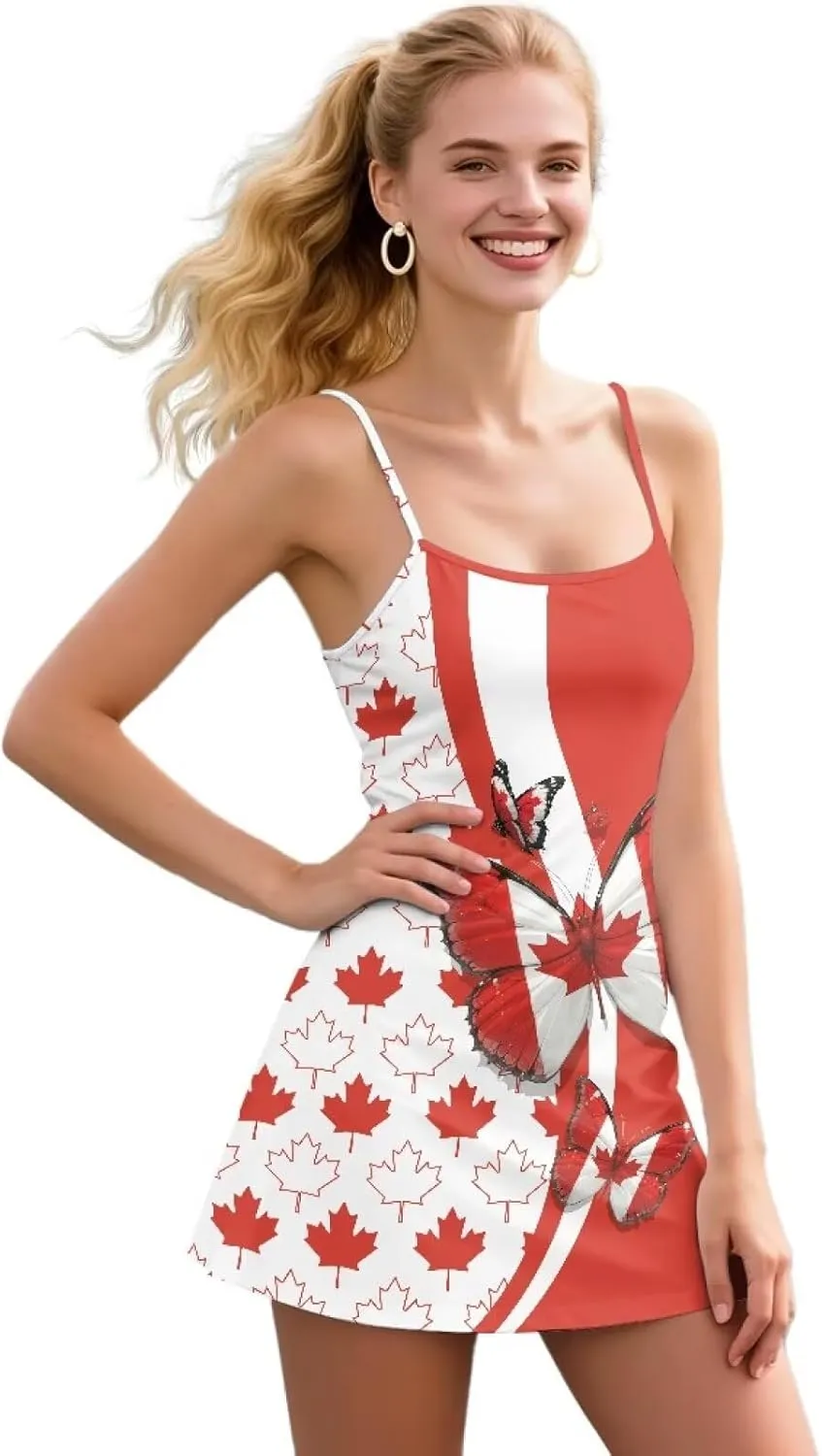 Sports Dress for Women Athletic Tennis Golf Dress with Built-in Shorts Perfect for Golf, Tennis, Gym