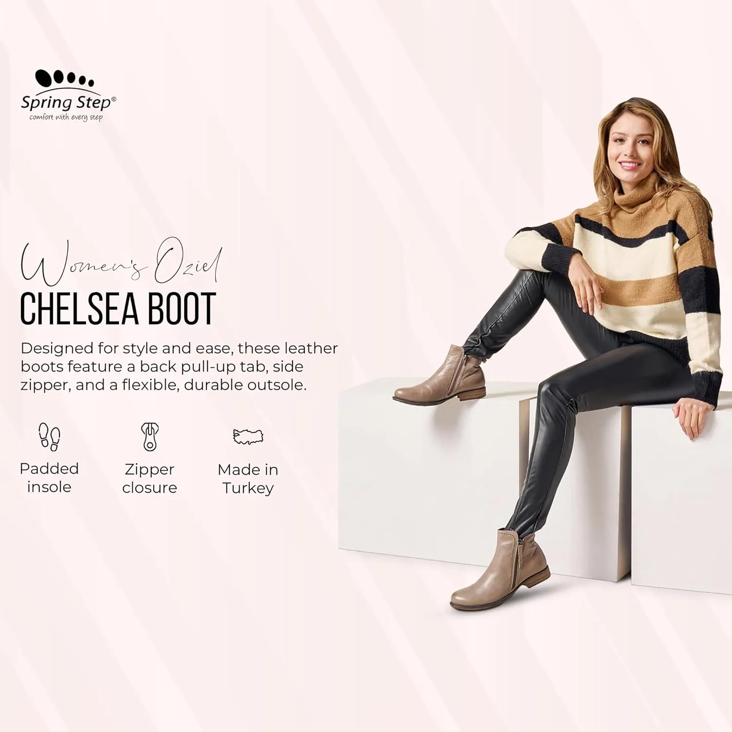 Spring Step Women's Oziel Chelsea Boot