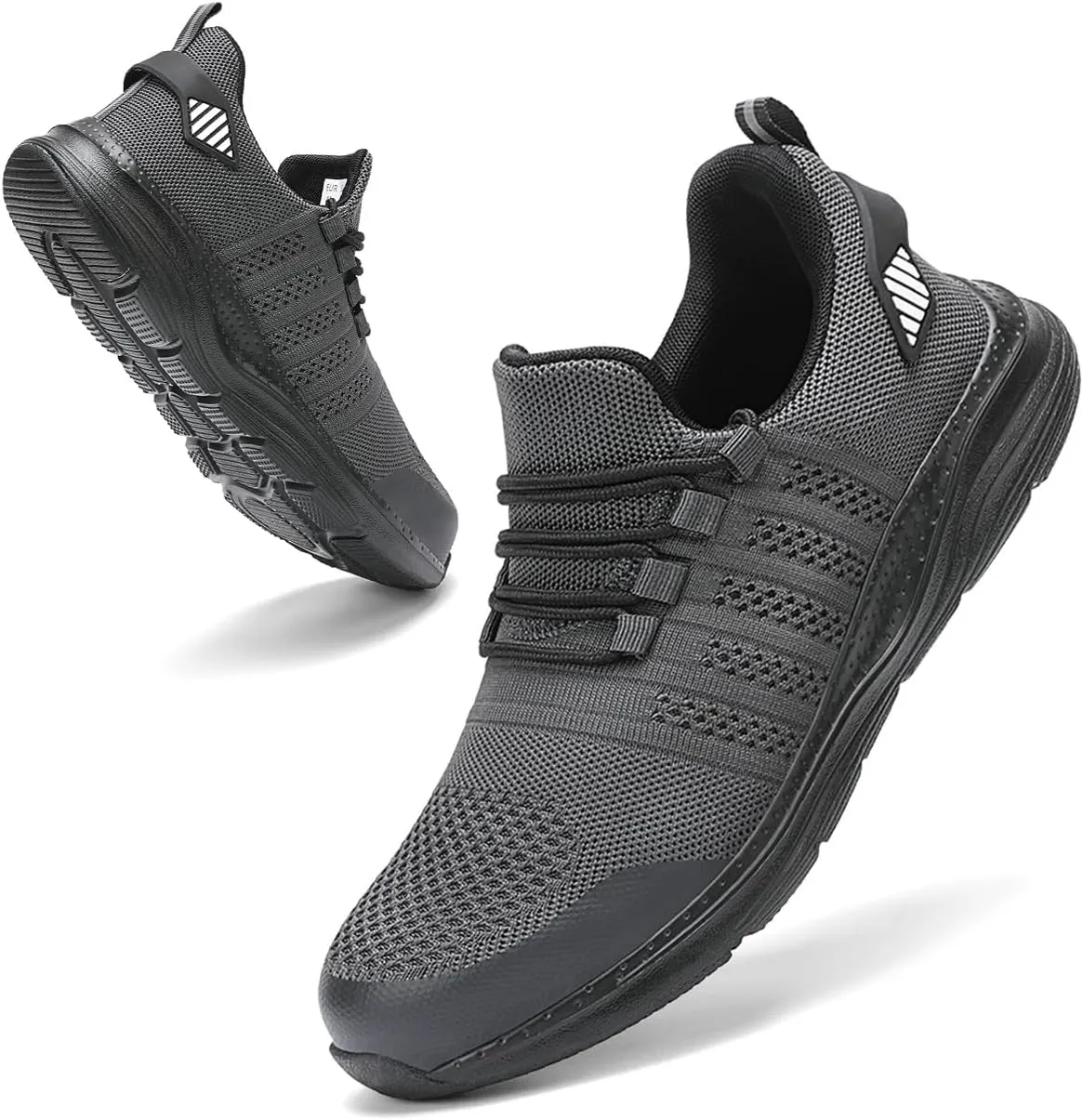 Steel Toe Shoes for Men Safety Puncture Proof Comfy Work Sneakers Lightweight Breathable Non-Slip Construction Shoes