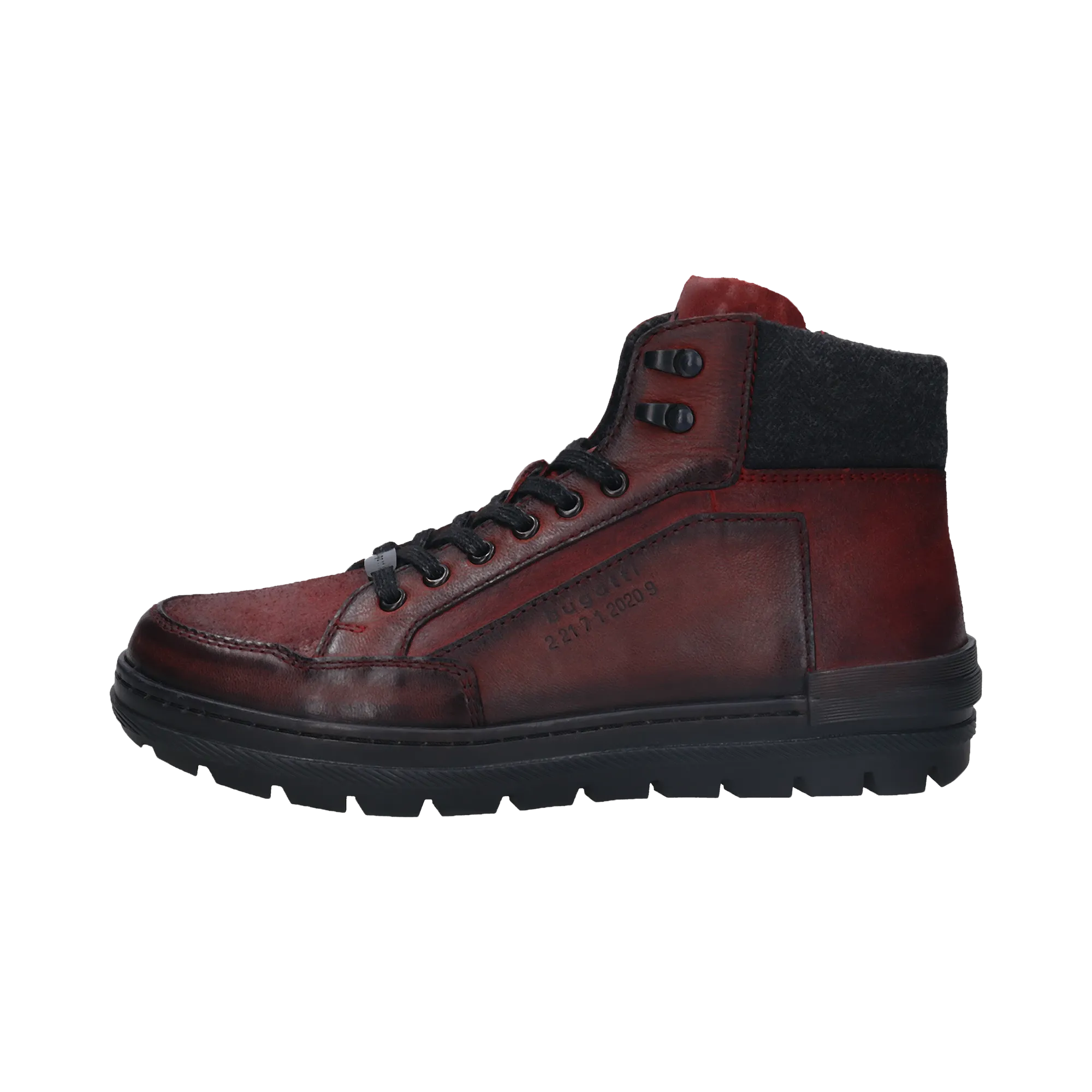 Stiefel dunkelrot