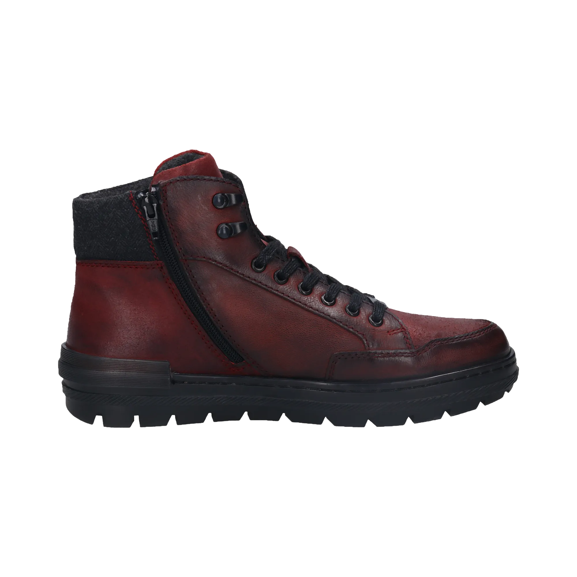 Stiefel dunkelrot