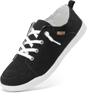 STQ Slip on Sneakers for Women Casual Canvas Shoes Machine Washable