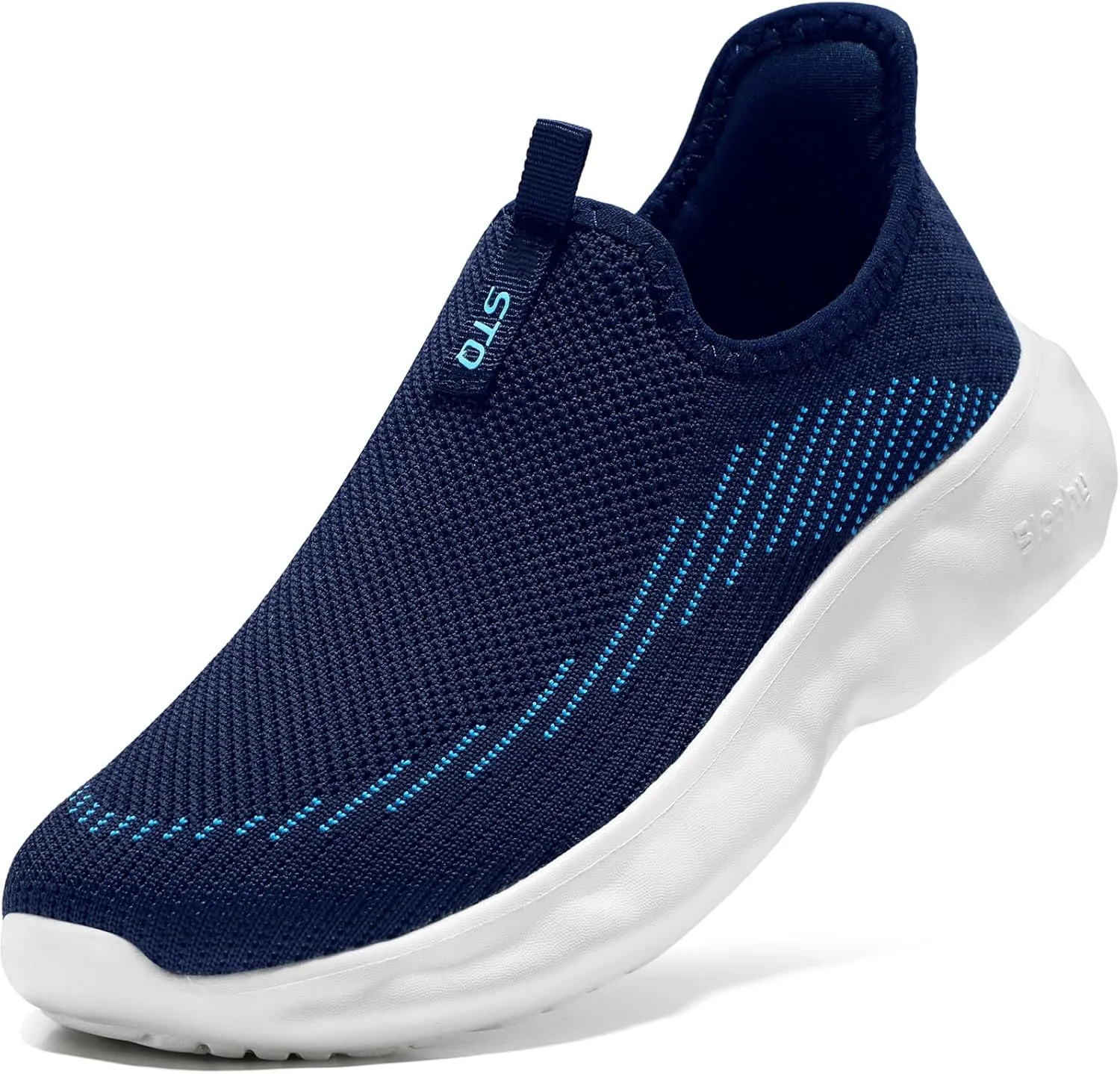 STQ Slip On Womens Sneakers Walking Orthopedic Breathable Arch Support Shoes with Cloud-Like Sole