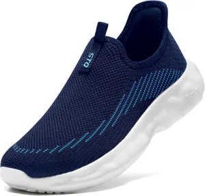 STQ Slip On Womens Sneakers Walking Orthopedic Breathable Arch Support Shoes with Cloud-Like Sole
