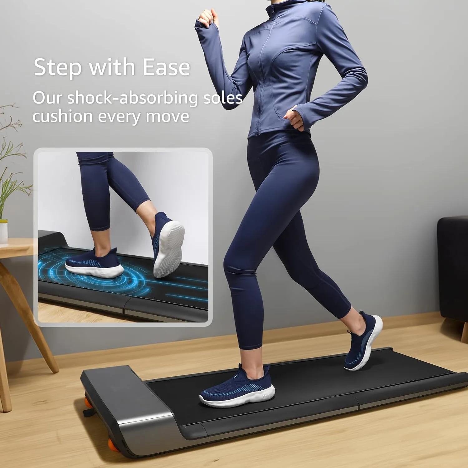 STQ Slip On Womens Sneakers Walking Orthopedic Breathable Arch Support Shoes with Cloud-Like Sole