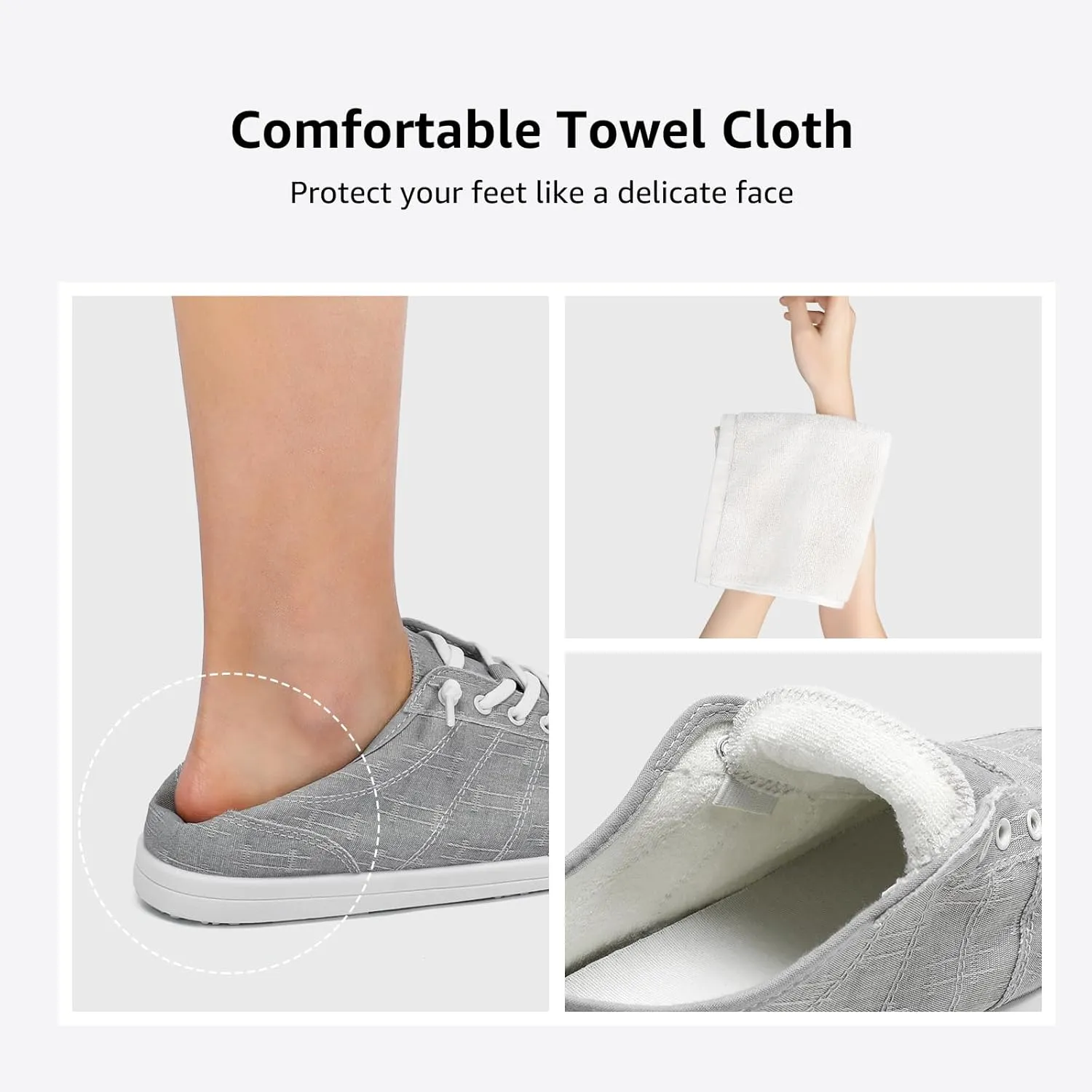 STQ Womens Slip On Shoes Orthopedic Walking Sneakers Casual Low Top Tennis Comfortable Classic