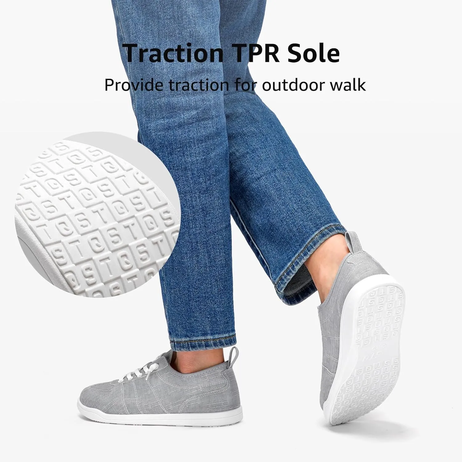 STQ Womens Slip On Shoes Orthopedic Walking Sneakers Casual Low Top Tennis Comfortable Classic