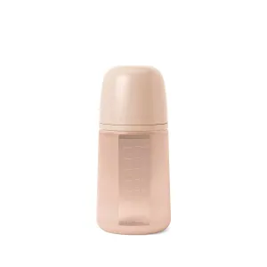 Suavinex Color Essence SX PRO Physiological Soft Flexible Silicone Baby Bottle, Anti Colic Baby Bottles, Supports Breast Feeding Babies, Made in Spain, Medium Flow, 8oz, Marshmallow Nude