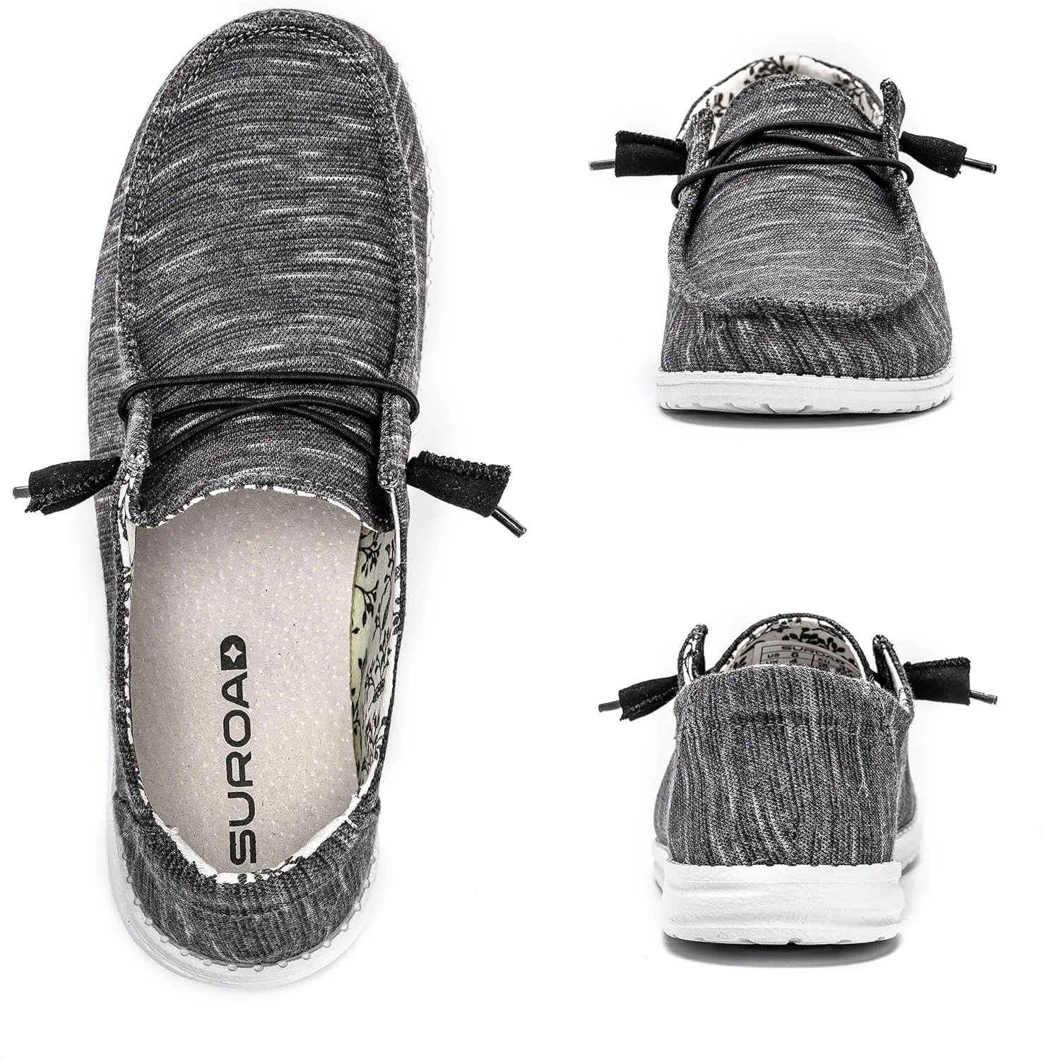 suroad Women's Slip on Shoes Loafers for Women Casual Shoes Comfortable & Light-Weight