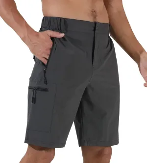 Suwangi Mens Hiking Cargo Shorts Quick-Dry Outdoor Athletic Short Travel Fishing Golf Tactical Short for Men with Multipocket