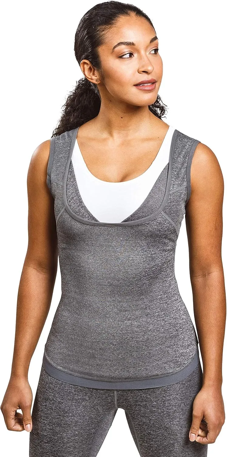 Sweat Shaper Premium Sauna Tank Top for Women, Slimming Sauna Shirt for Workouts
