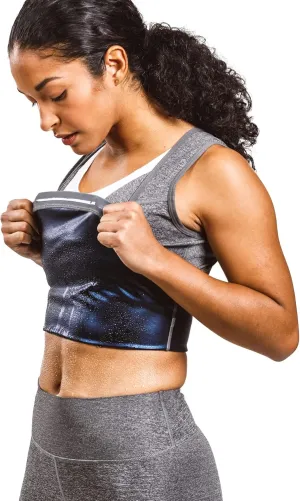 Sweat Shaper Premium Sauna Tank Top for Women, Slimming Sauna Shirt for Workouts