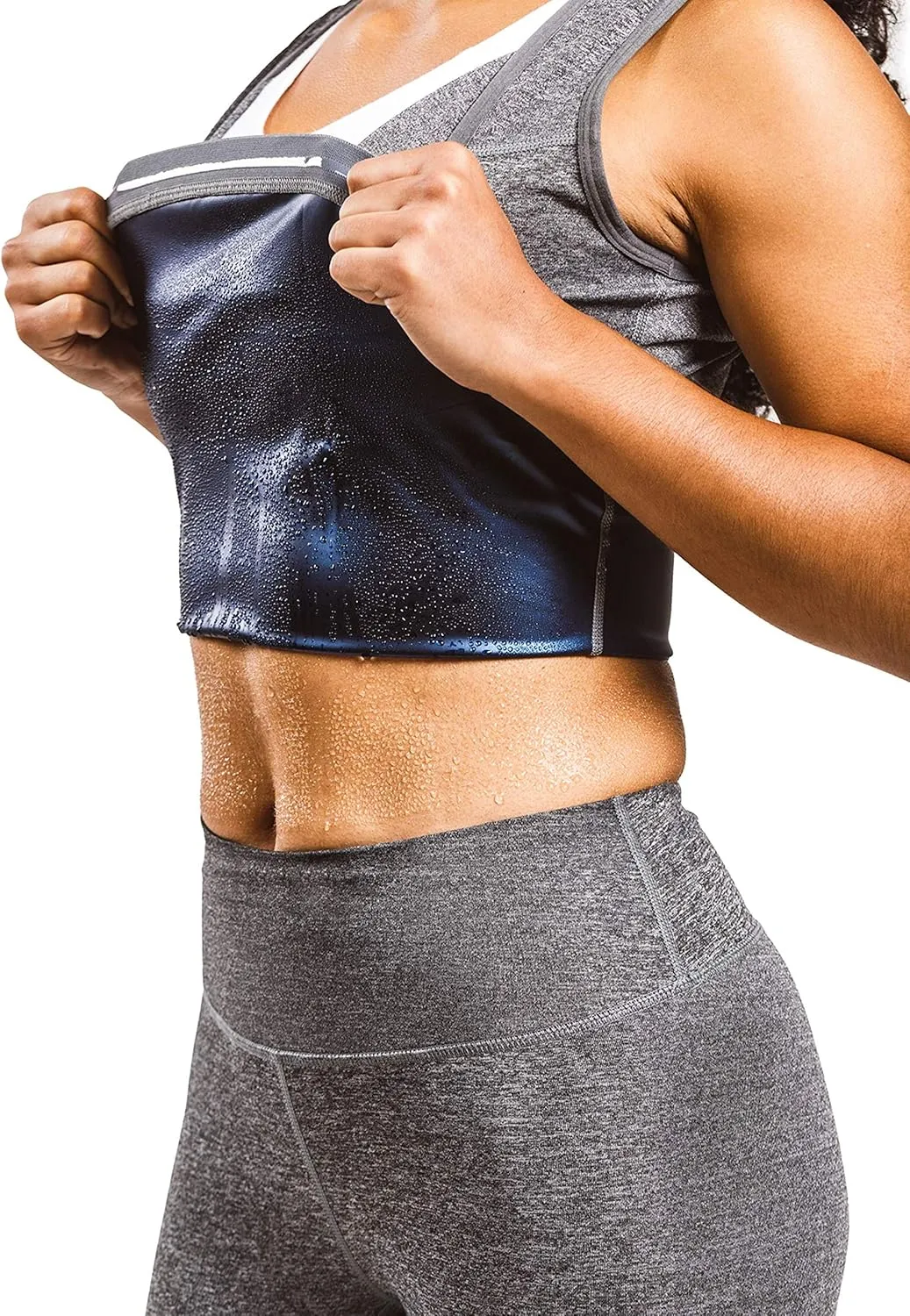 Sweat Shaper Premium Sauna Tank Top for Women, Slimming Sauna Shirt for Workouts