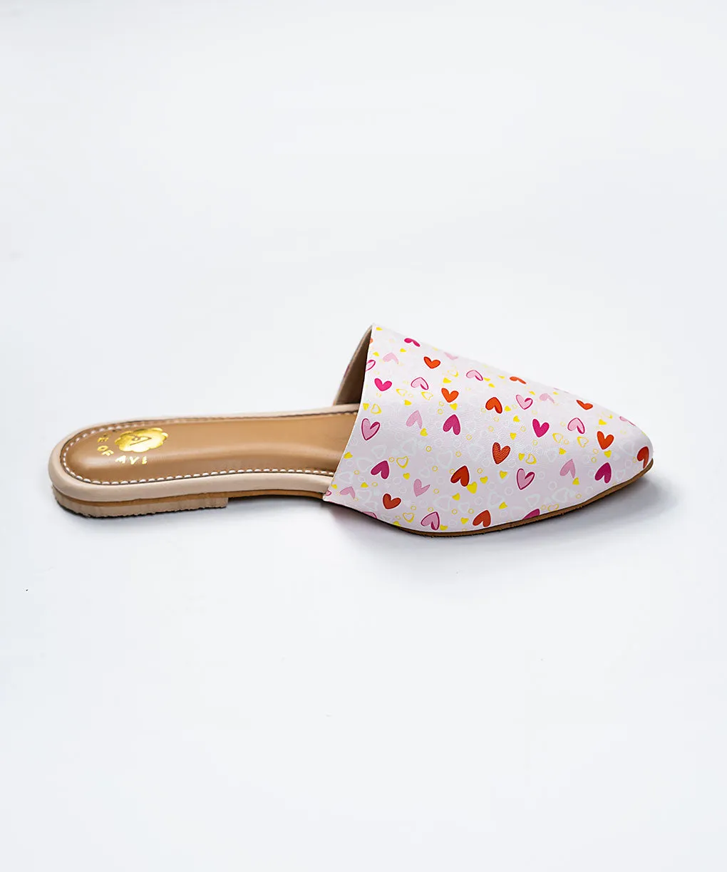 Sweetheart Flat Mules