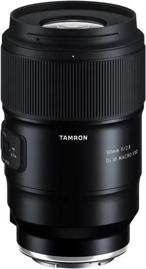 Tamron 90mm F/2.8 Di III VXD 1:1 Macro for Sony E Mount Full Frame/APS-C Mirrorless Cameras