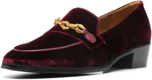 Tang'scuisins Women Casual Slip on Chain Loafer Pumps Closed Round Toe Low Block Heels Comfy Daily Event Formal Business Shoes Size 4-16 US
