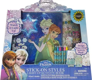 Tara Toys Frozen Stick-On-Styles Light Up Activity Book
