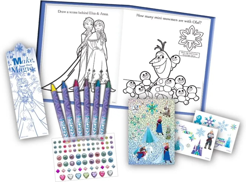 Tara Toys Frozen Stick-On-Styles Light Up Activity Book