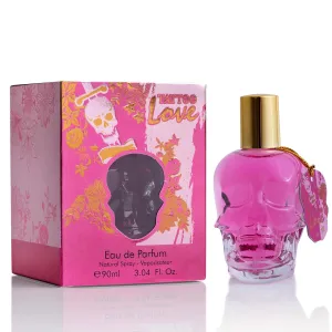 Tattoo Love Eau De parfum for Women - Floral Fruity Fragrance - Top Notes of Tropical Mango, Wild Strawberries & Juicy Grapefruit - Perfume Suitable For All Occasion - Elegant 100ml Bottle