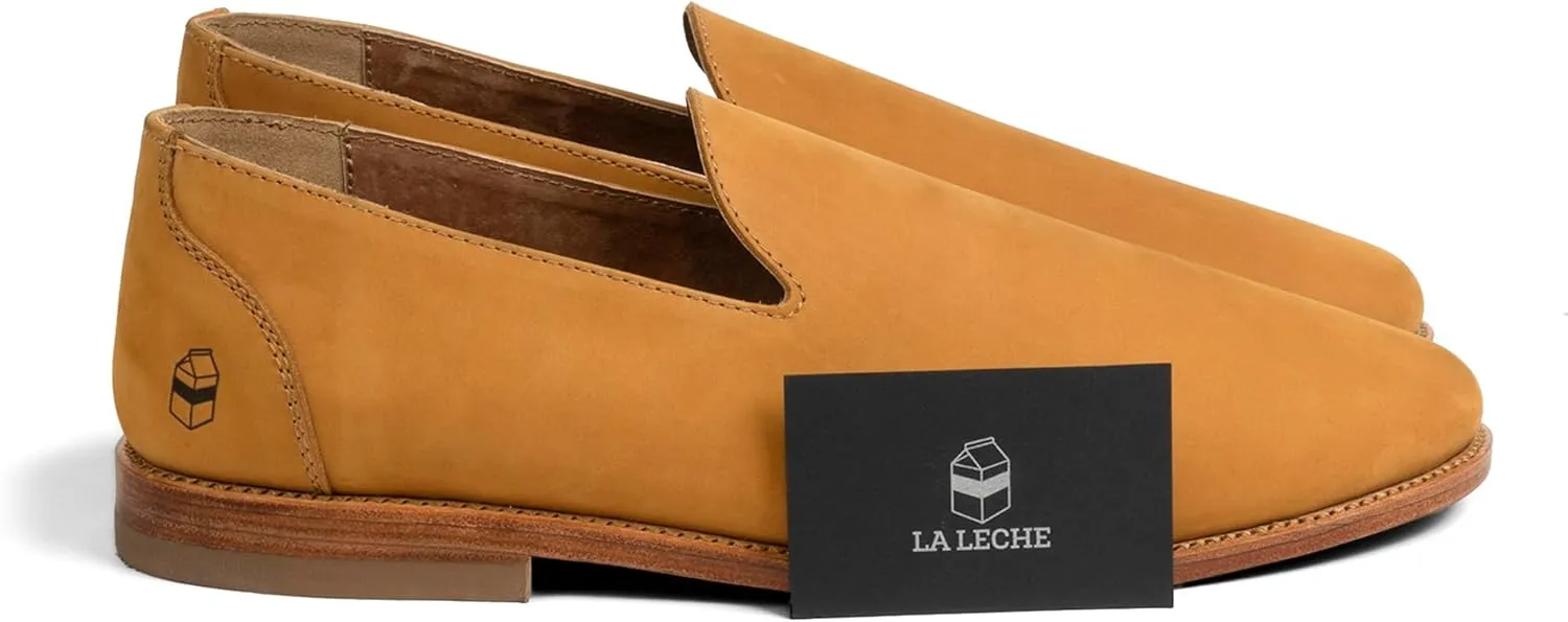 The Montana, Leather Slip On Loafers, Business Casual Shoes for Men, Mens Dress Sneakers, Men's Boat Shoe, Slipper & Moccasins Alternative, Comfortable Dressy Brown & Black, Non Slip Work Loafer