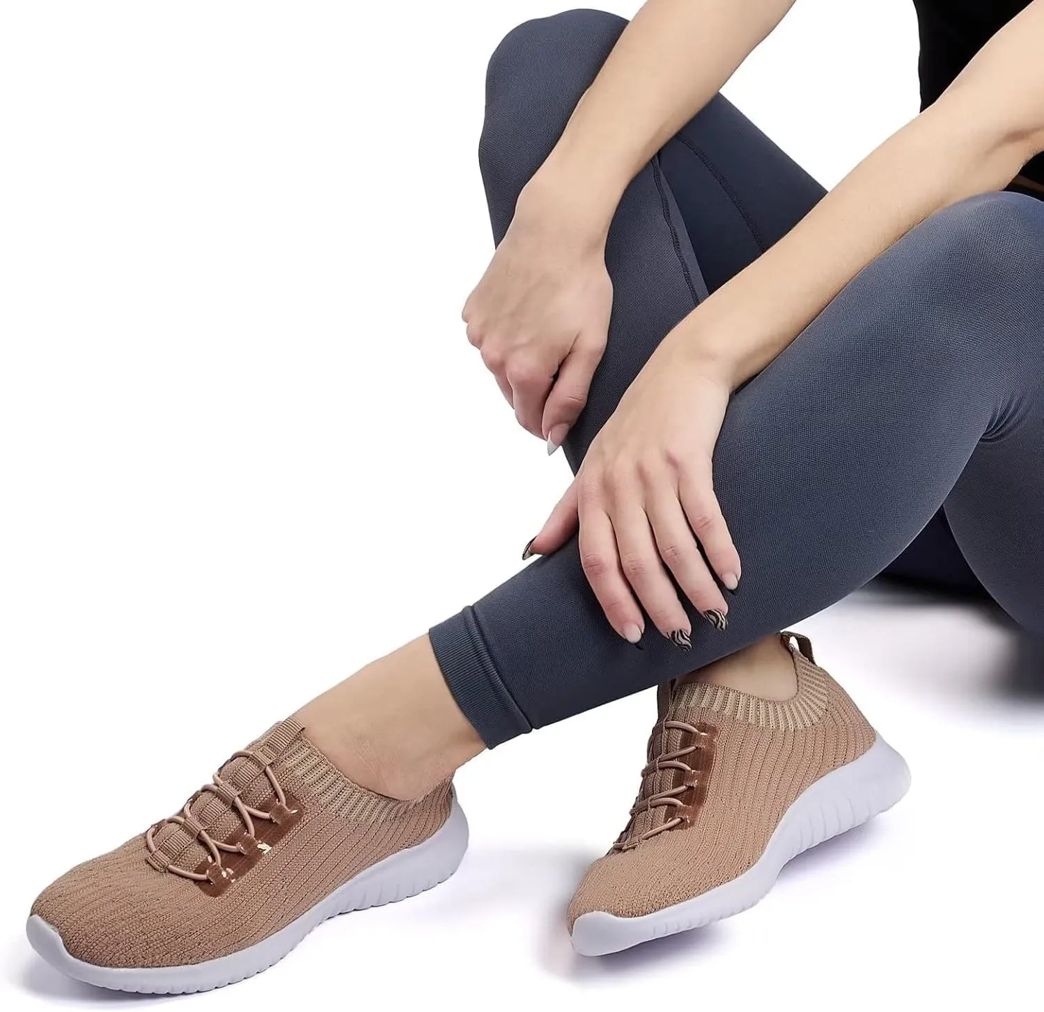 TIOSEBON Women's Slip On Walking Shoes Lightweight Casual Running Sneakers