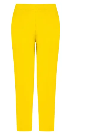 TISSUE NARROW CROP PANT SUNFLOWER