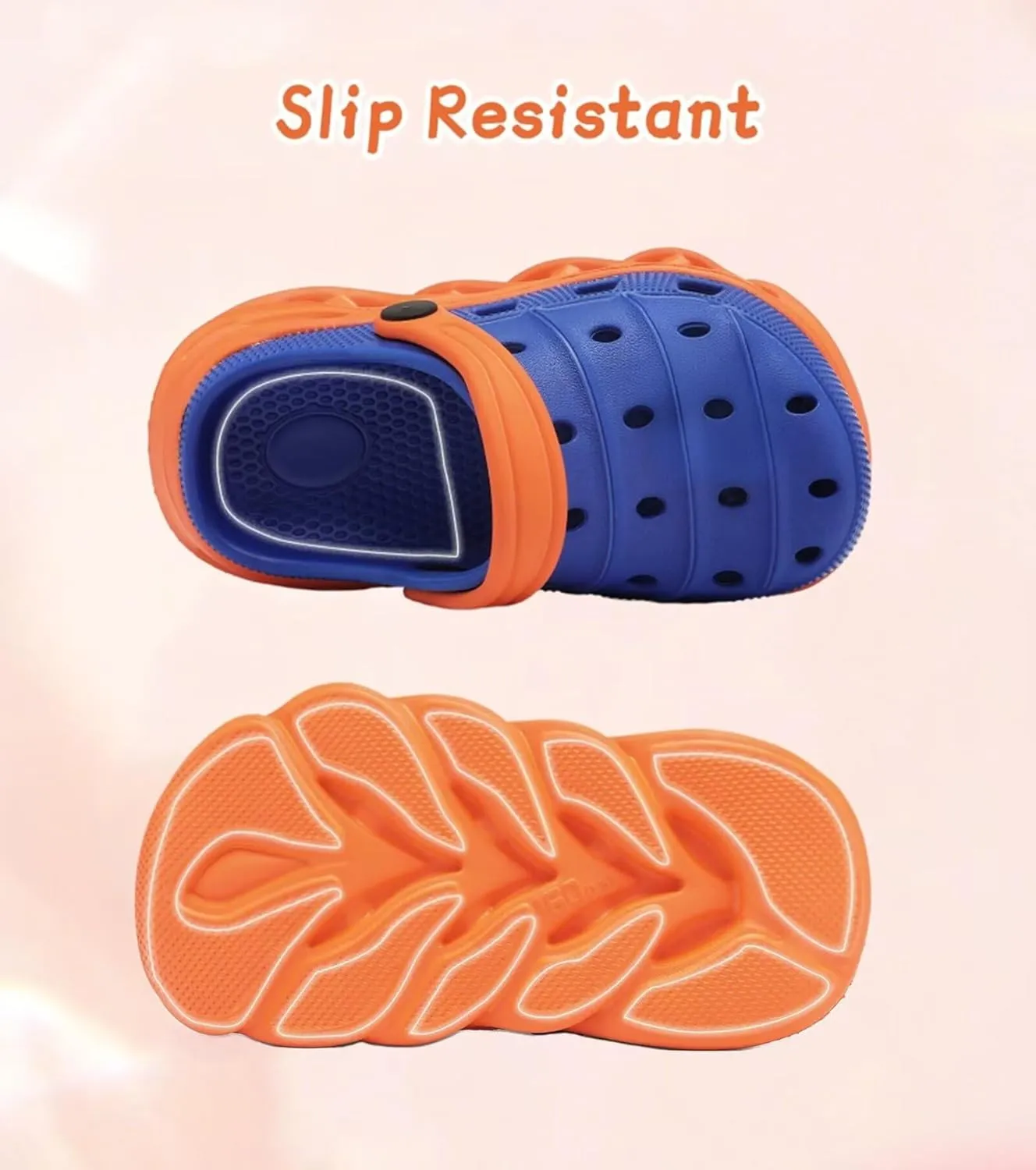 Toddler Kids Clogs Slip on Slide Sandals Slippers for Beach Pool Garden