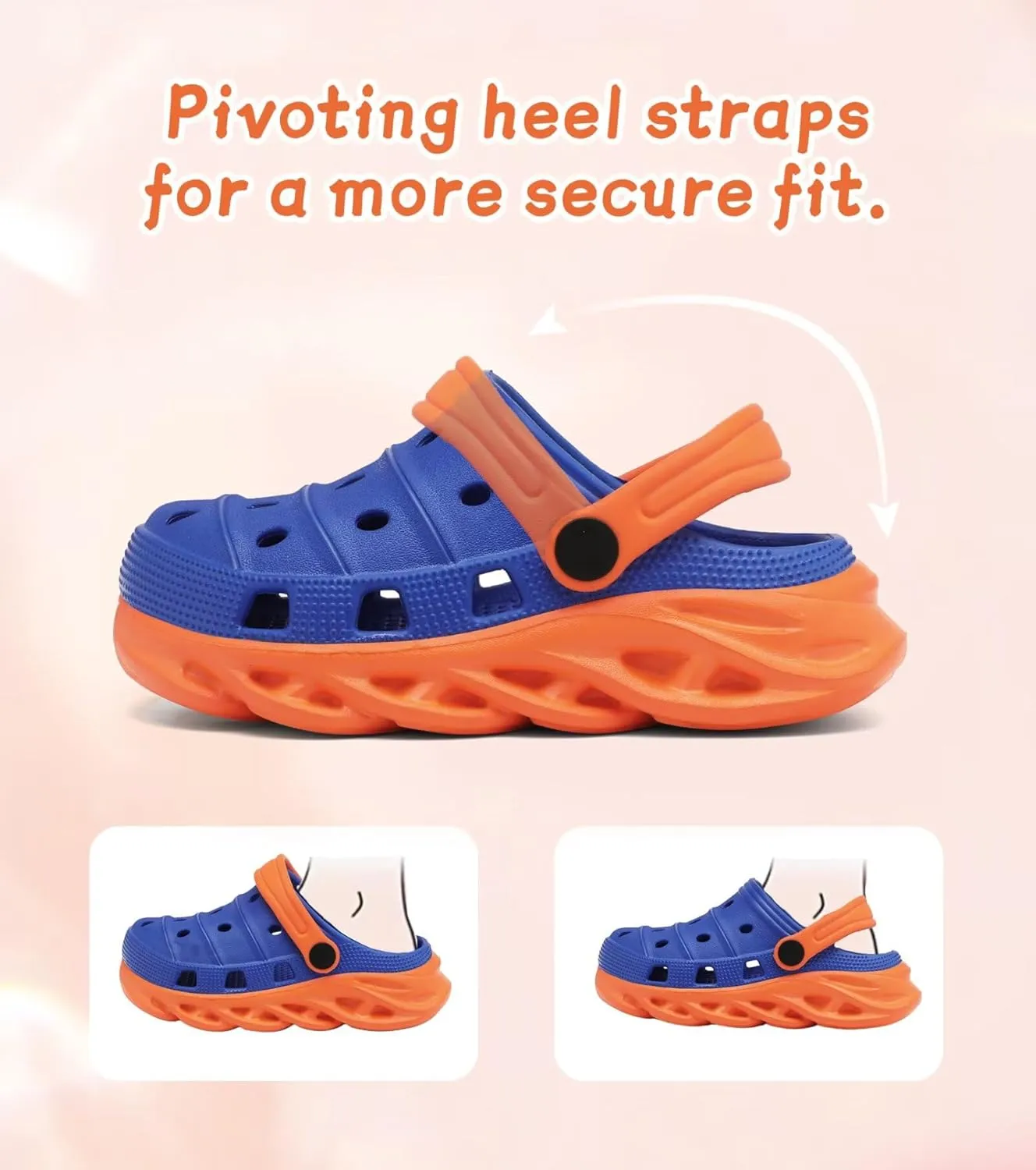 Toddler Kids Clogs Slip on Slide Sandals Slippers for Beach Pool Garden