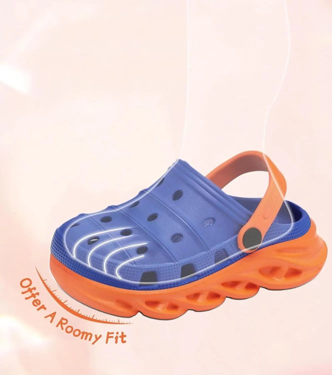 Toddler Kids Clogs Slip on Slide Sandals Slippers for Beach Pool Garden
