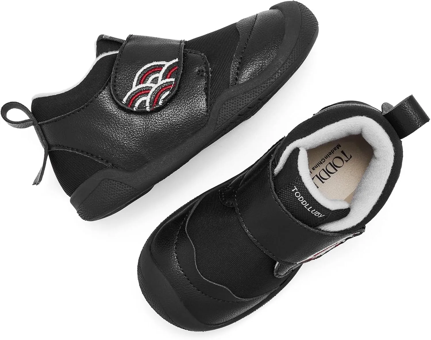 Toddler Shoes for Girls Walking Warm Soft Non-Slip High-Top Sneaker