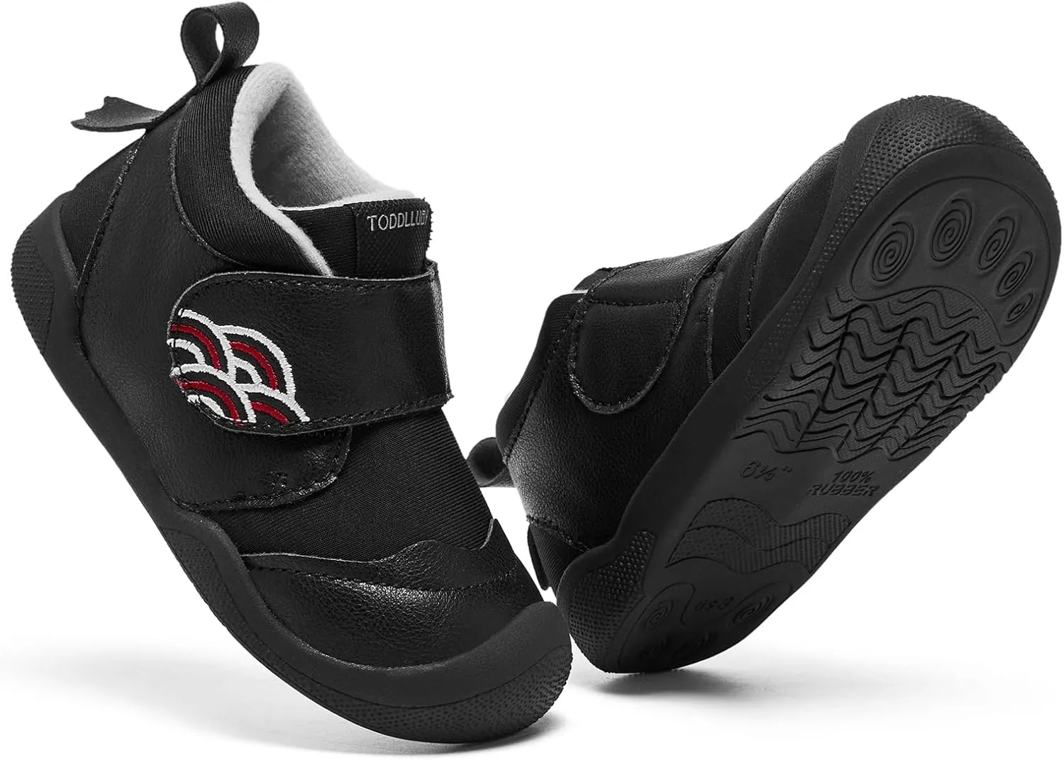 Toddler Shoes for Girls Walking Warm Soft Non-Slip High-Top Sneaker