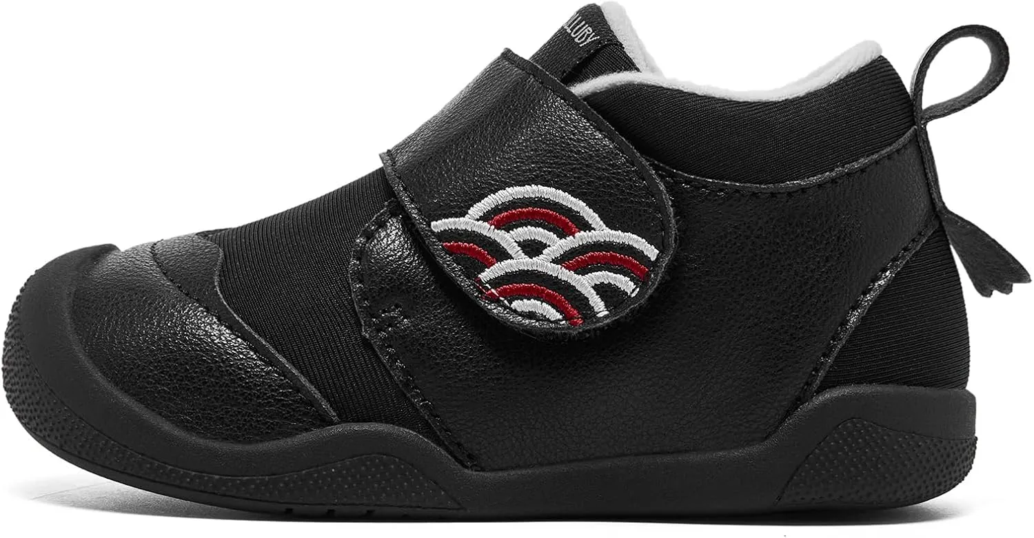 Toddler Shoes for Girls Walking Warm Soft Non-Slip High-Top Sneaker