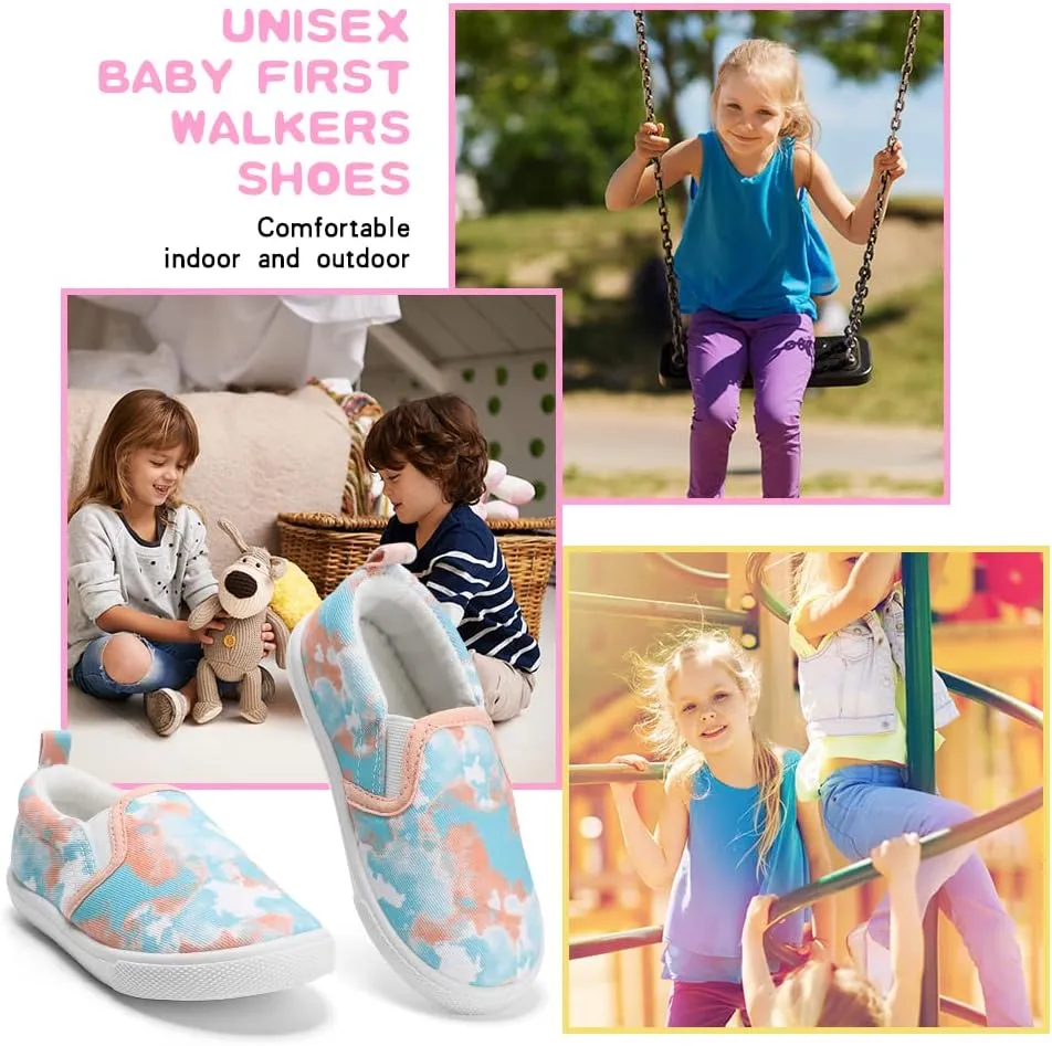 Toddler Slip on Shoes Girls & Boys Canvas Loafers Shoes
