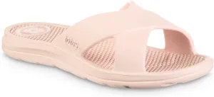 totes Women's Everywear Cross Slide Sandal